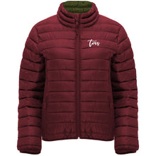 Afbeelding in Gallery-weergave laden, Jacket Tres Padded Woman - granate red - Tres-Palma