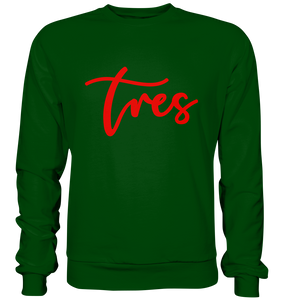 Sweatshirt Basic - "Tres" Original red - Tres-Palma