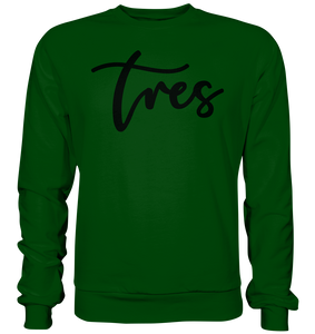 Sweatshirt Basic - "Tres" Original black - Tres-Palma