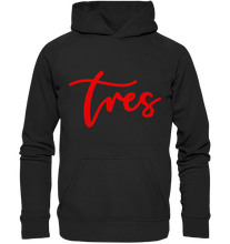 Load image into Gallery viewer, Hoody unisex &quot;Tres&quot; Original red - Tres-Palma