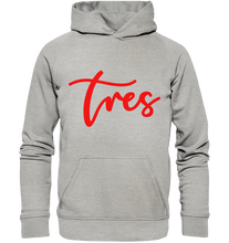 Load image into Gallery viewer, Hoody unisex &quot;Tres&quot; Original red - Tres-Palma