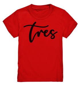 Kids Shirt - "Tres" Original black - Tres-Palma