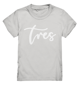 Kids Shirt - "Tres" Original white - Tres-Palma