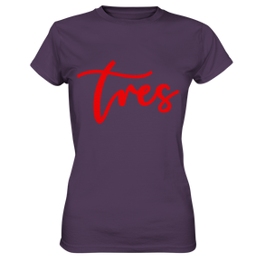 Shirt Woman - "Tres" Original red - Tres-Palma