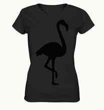 Load image into Gallery viewer, Flamingo - Ladies V-Neck Shirt - Tres-Palma