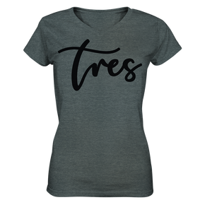 V-Neck Shirt Woman - "Tres" Original black - Tres-Palma