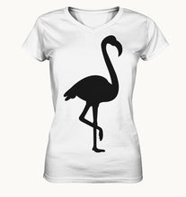 Laden Sie das Bild in den Galerie-Viewer, Flamingo - Ladies V-Neck Shirt - Tres-Palma