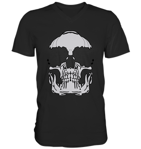 Totenkopf - Mens V-Neck Shirt - Tres-Palma