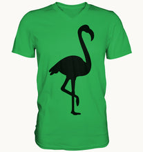 Laden Sie das Bild in den Galerie-Viewer, Flamingo - Mens V-Neck Shirt - Tres-Palma