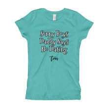 Afbeelding in Gallery-weergave laden, &quot;Sorry Boys&quot; Girl&#39;s T-Shirt - Tres-Palma