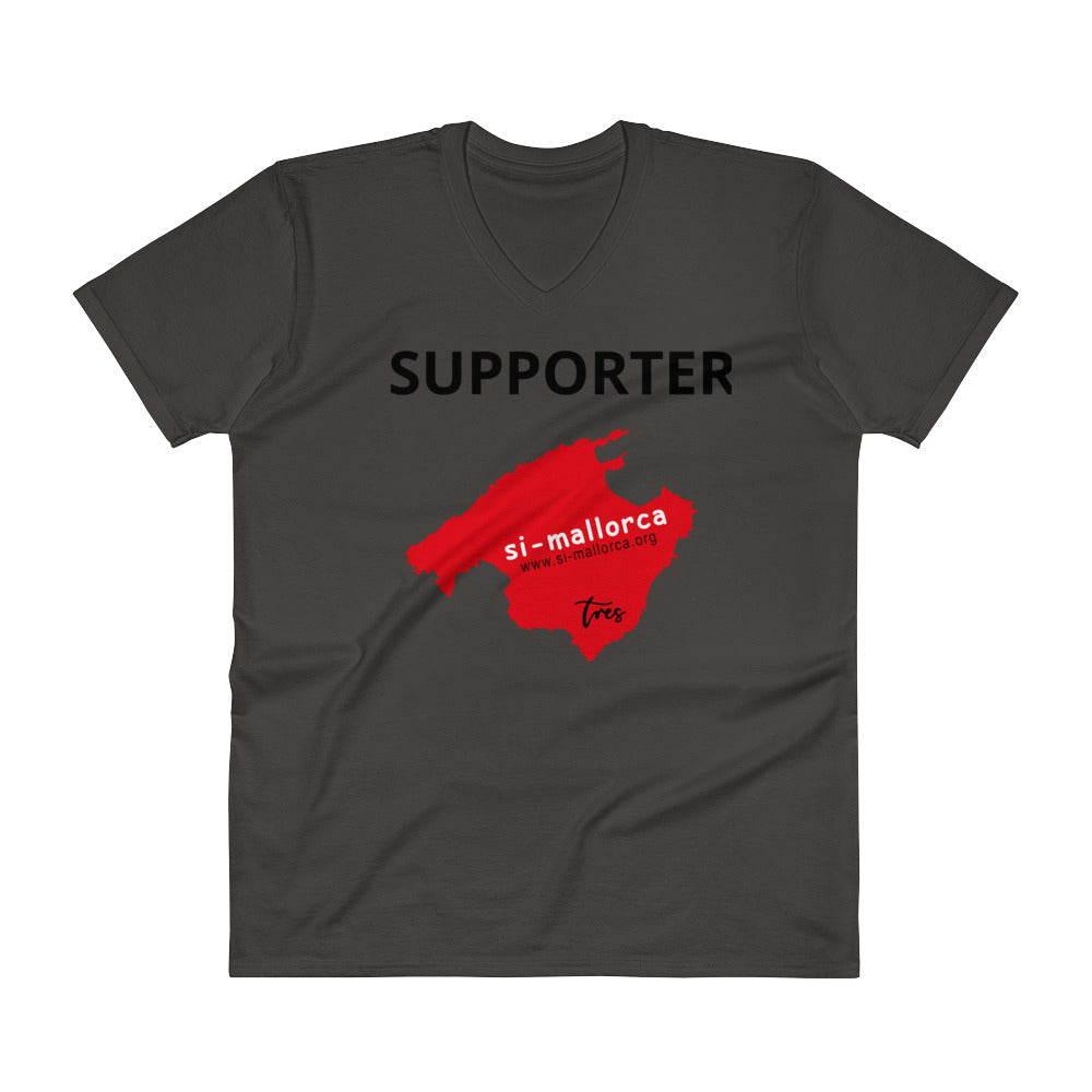 Supporter SI-Mallorca -  Mens V-Neck T-Shirt - Tres-Palma