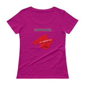 Supporter SI-Mallorca - Ladies' Scoopneck T-Shirt - Tres-Palma