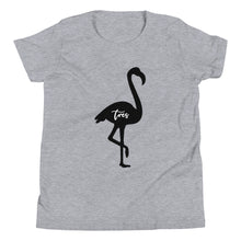 Laden Sie das Bild in den Galerie-Viewer, Flamingo - Youth Short Sleeve T-Shirt - Tres-Palma