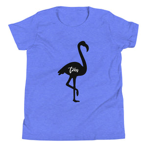 Flamingo - Youth Short Sleeve T-Shirt - Tres-Palma