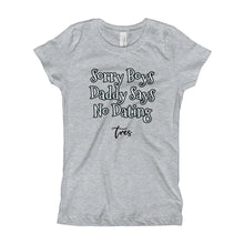 Afbeelding in Gallery-weergave laden, &quot;Sorry Boys&quot; Girl&#39;s T-Shirt - Tres-Palma