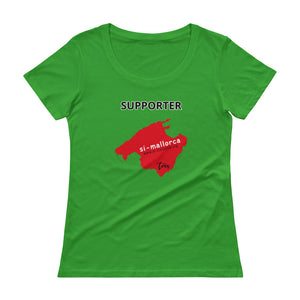 Supporter SI-Mallorca - Ladies' Scoopneck T-Shirt - Tres-Palma