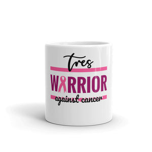 "Warrior against cancer" Mug - Charity - Tres-Palma