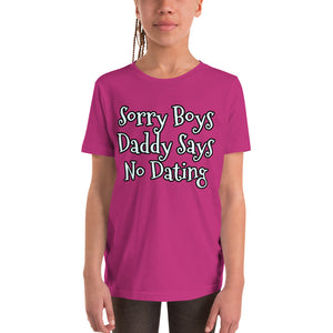 "Sorry Boys" Youth Short Sleeve T-Shirt - Tres-Palma
