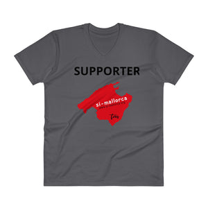 Supporter SI-Mallorca -  Mens V-Neck T-Shirt - Tres-Palma