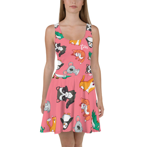 Animal - Skater Dress - Tres-Palma