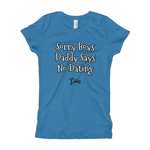 "Sorry Boys" Girl's T-Shirt - Tres-Palma