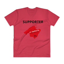 Cargar imagen en el visor de la galería, Supporter SI-Mallorca -  Mens V-Neck T-Shirt - Tres-Palma