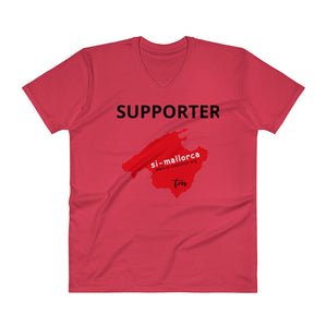 Supporter SI-Mallorca -  Mens V-Neck T-Shirt - Tres-Palma